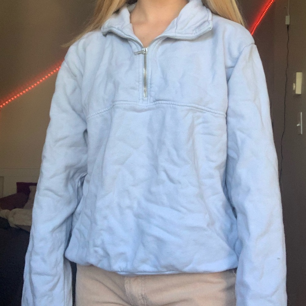 light blue oversized brandy melville pullover!